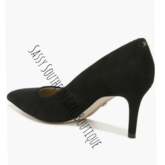 ⭐🆕 Sam Edelman black suede pumps - Picture 4 of 12